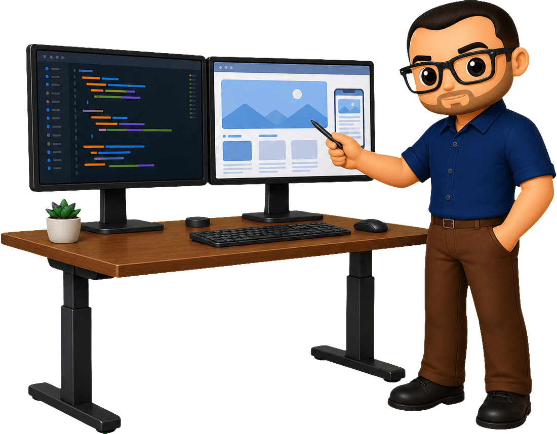 Développeur travaillant sur une application web